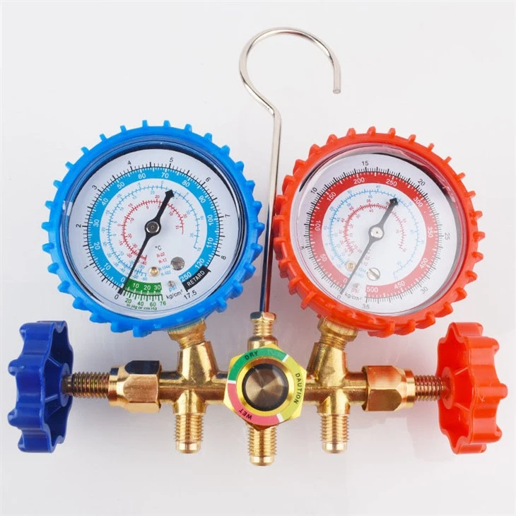 82731 Dual-Gauge Automotive & HVAC AC Refrigerant Charging Tool Set With Hoses & Couplers suppliers