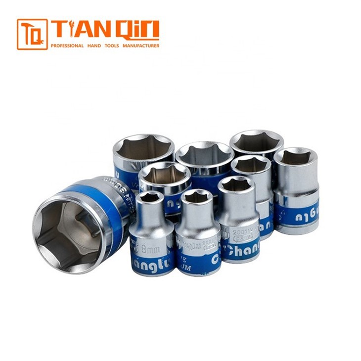 24 PCS Phosphating L-Handle Socket Set(Tin Box Packaging)(Blue Stripe) factory